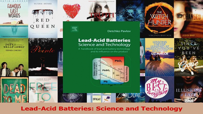 Read  LeadAcid Batteries Science and Technology PDF Free