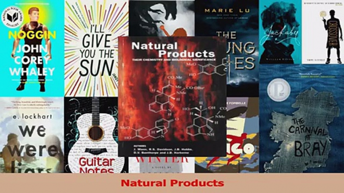 Read  Natural Products Ebook Free