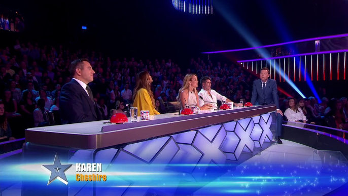 David gets up close and personal with Simon | Semi Final 2 | Britains Got Talent 2015