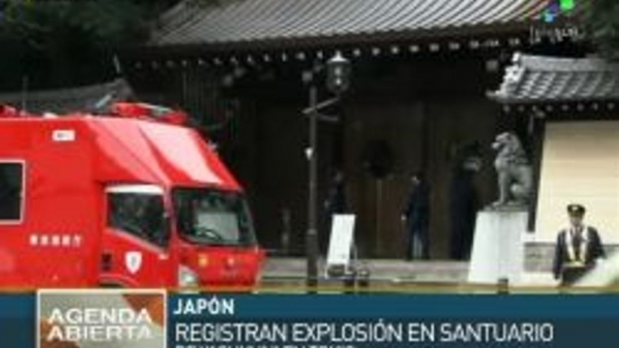 Japón: reportan explosión en Santuario de Yasukuni