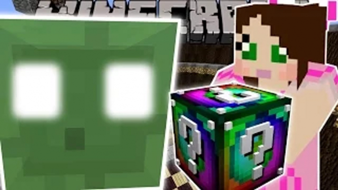 PopularMMOs Minecraft: SPIRAL LUCKY BLOCK - Pat and Jen Lucky Block Mod GamingWithJen