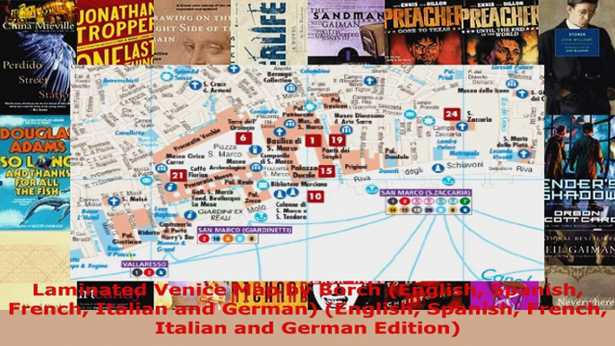 Download  Laminated Venice Map by Borch English Spanish French Italian and German English Spanish Ebook Free EBooks Online