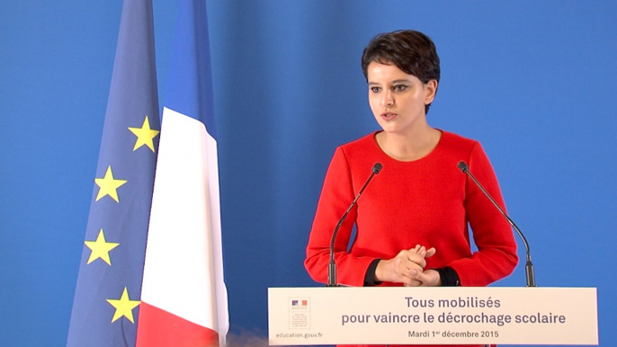 [ARCHIVE] Tous mobilisés contre le décrochage scolaire : intervention de Najat Vallaud-Belkacem