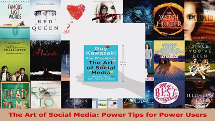 Read  The Art of Social Media Power Tips for Power Users Ebook Free