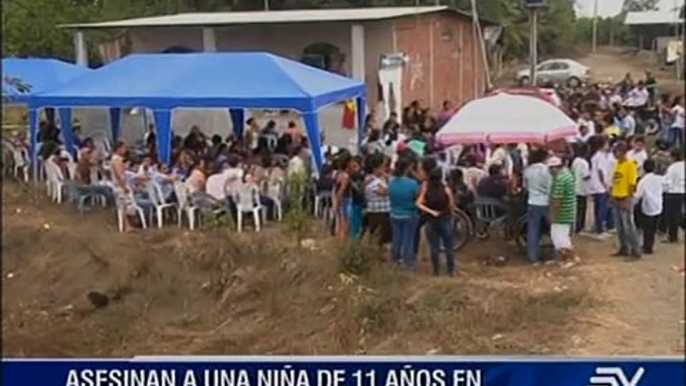 CONSTERNACIÓN EN RECINTO SAN JACINTO EN GUAYAS POR ASESINATO DE UNA NIÑA