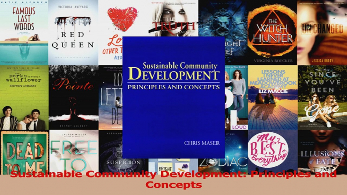 PDF Download  Sustainable Community Development Principles and Concepts Read Online