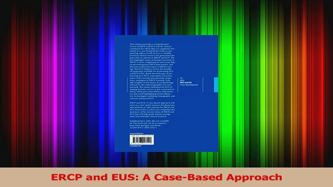 ERCP and EUS A CaseBased Approach PDF