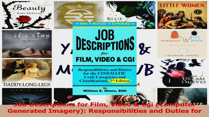 PDF Download  Job Descriptions for Film Video  Cgi Computer Generated Imagery Responsibilities and Read Online