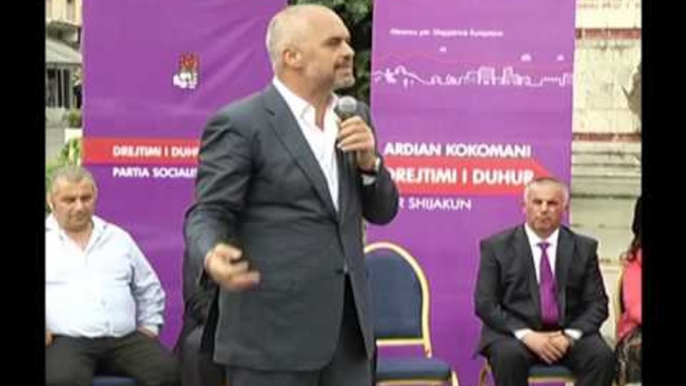 EDI RAMA KERKON VOTEN NE SHIJAK PER KANDIDATIN E ALEANCES EUROPIANE LAJM