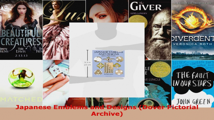 Read  Japanese Emblems and Designs Dover Pictorial Archive Ebook Free