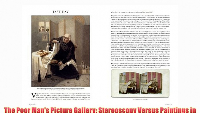 The Poor Man's Picture Gallery: Stereoscopy Versus Paintings in the Victorian Era: An Exploration