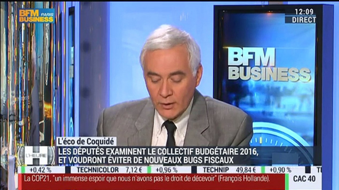 Patrick Coquidé : Les députés réexaminent le collectif budgétaire 2016 pour éviter un nouveau bug fiscal – 30/11