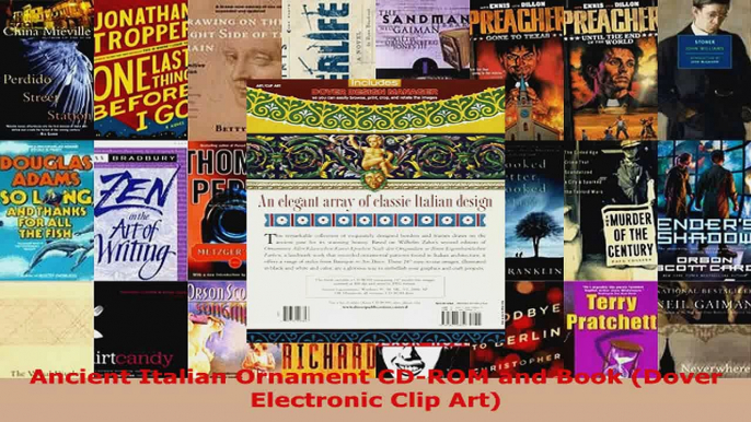 Download  Ancient Italian Ornament CDROM and Book Dover Electronic Clip Art PDF Online