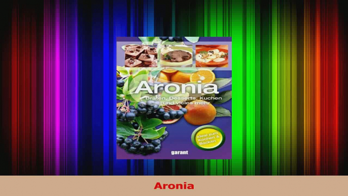 Aronia PDF Kostenlos