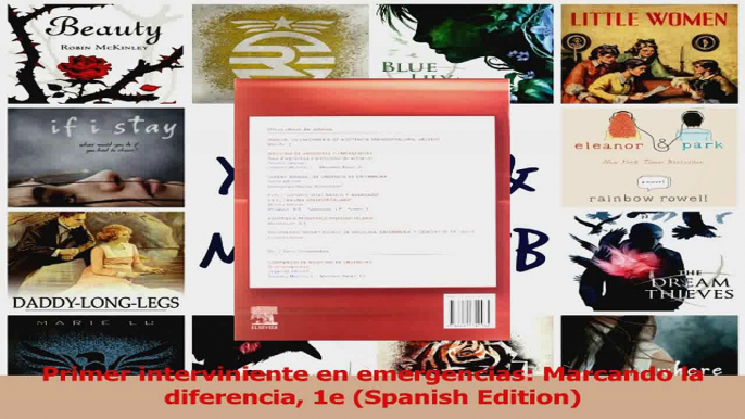 PDF Download  Primer interviniente en emergencias Marcando la diferencia 1e Spanish Edition PDF Full Ebook