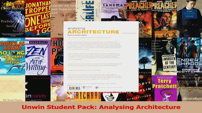 Download  Unwin Student Pack Analysing Architecture Ebook Free