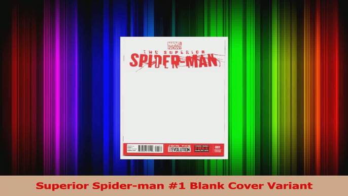 Read  Superior Spiderman 1 Blank Cover Variant Ebook Free
