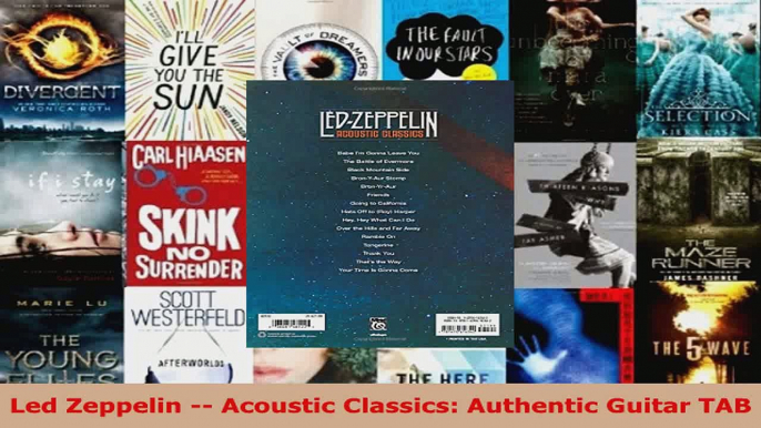 Download  Led Zeppelin  Acoustic Classics Authentic Guitar TAB EBooks Online