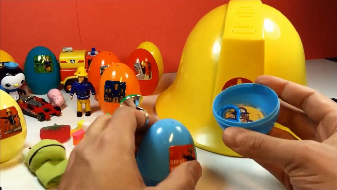 fireman sam toys and surprise eggs octonautas	fireman sam toys	octonautas toys	strażak sam zabawki