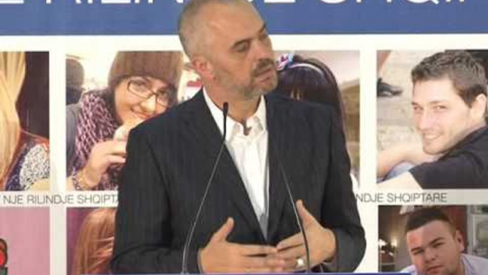 EDI RAMA NE KAMEZ VETEM PARTIA SOCIALISTE DO TI JAPE ZGJIDHJE LEGALIZIMEVE LAJM