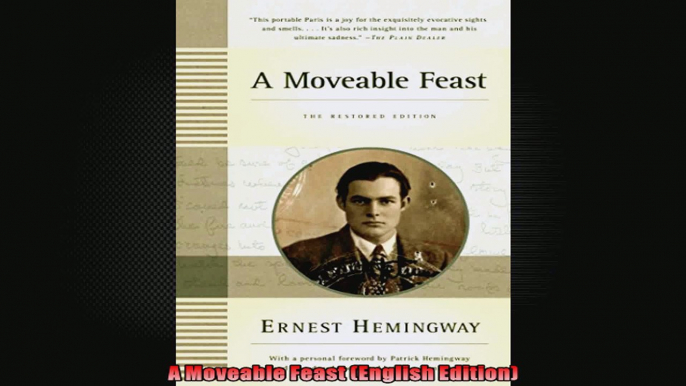 A Moveable Feast English Edition