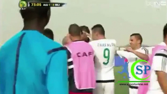 أهداف مباراة الجزائر و مالي 2-0 بتعليق حفيظ دراجي (2_12_2015) _ كأس إفريقيا لأقل من 23 سنة