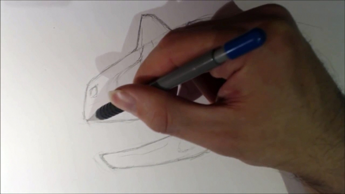 How To Draw And Texture a Carnotaurus Head Tutorial