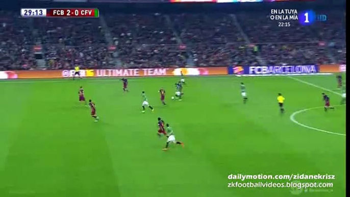 Juanfran 2:1 Incredible Goal | FC Barcelona v. Villanovense 02.12.2015 HD