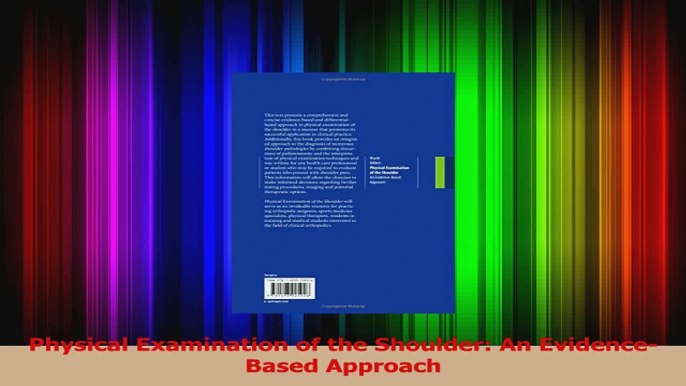 Physical Examination of the Shoulder An EvidenceBased Approach PDF