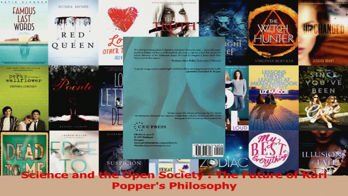 Read  Science and the Open Society  The Future of Karl Poppers Philosophy Ebook Online