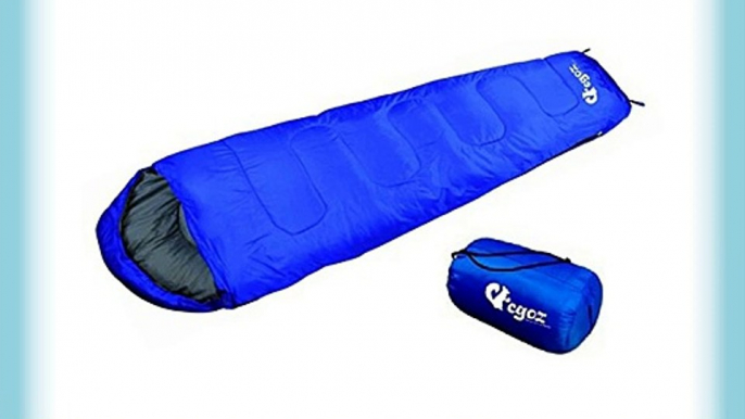 Almond By EGOZ Mummy Sleeping Bag Easy to Carry Warm Adult Outdoor Sports Camping Hiking With