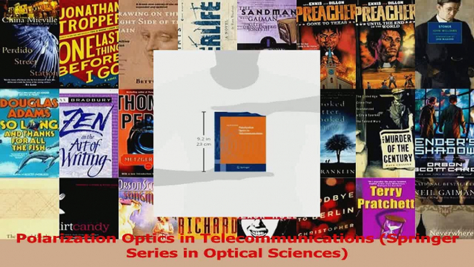 PDF Download  Polarization Optics in Telecommunications Springer Series in Optical Sciences Read Full Ebook