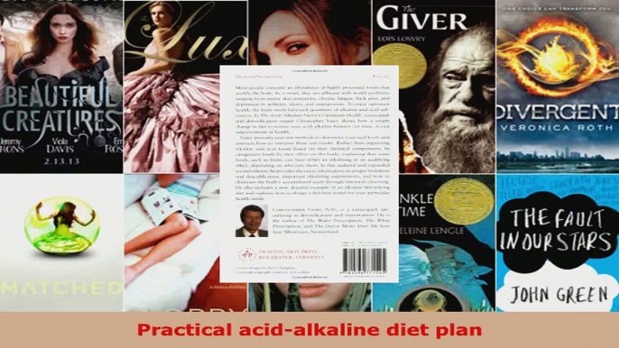 Read  The AcidAlkaline Diet for Optimum Health Restore Your Health by Creating pH Balance in EBooks Online