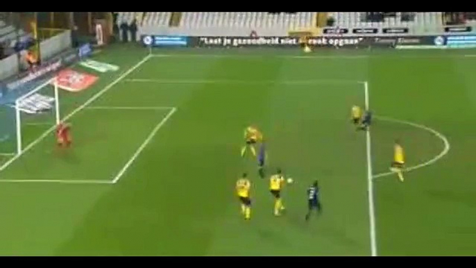 Jose Izquierdo BIG Chance  funny - Club Brugge v. Lokeren - Belgium CUP - 03-12-2015