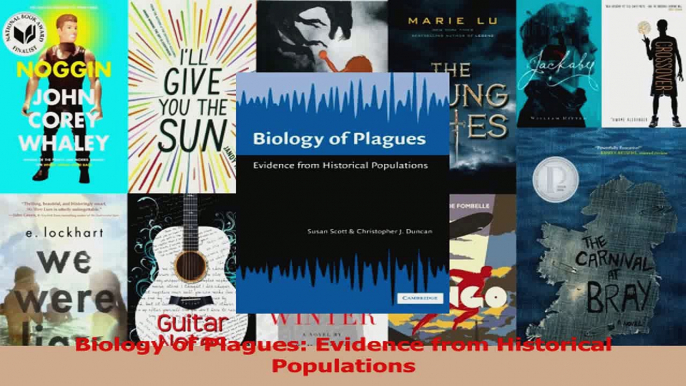 PDF Download  Biology of Plagues Evidence from Historical Populations Download Online