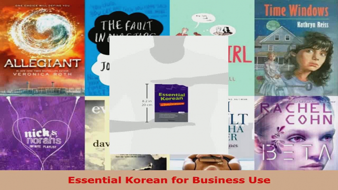 Read  Essential Korean for Business Use Ebook Free