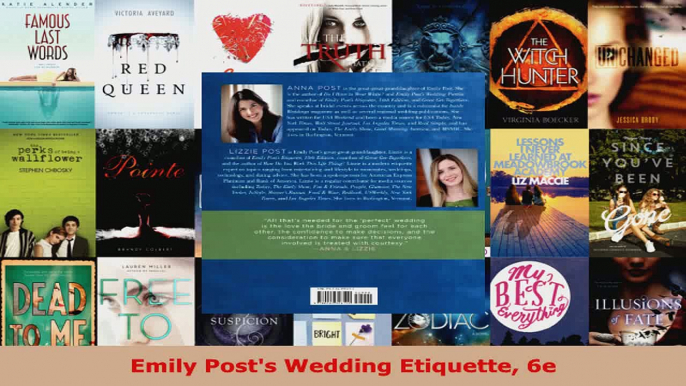 Read  Emily Posts Wedding Etiquette 6e Ebook Free