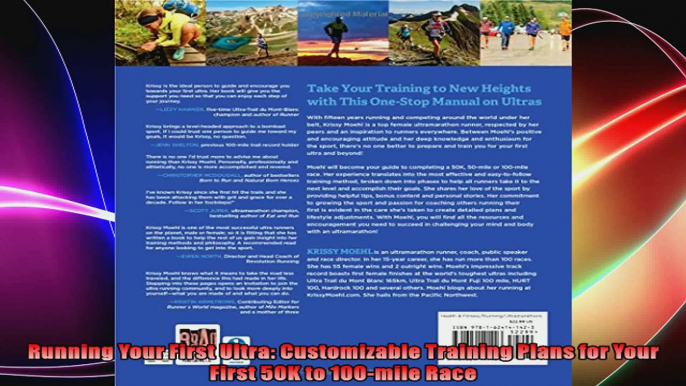 Running Your First Ultra Customizable Training Plans for Your First 50K to 100mile Race