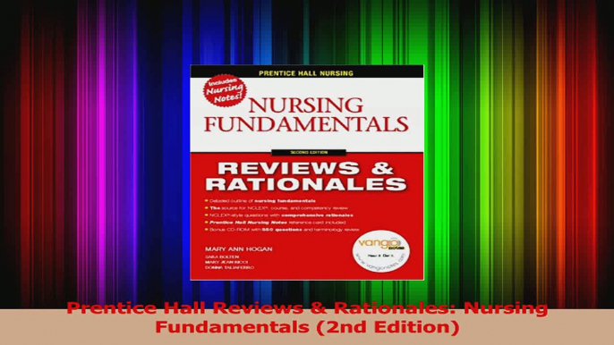 Prentice Hall Reviews  Rationales Nursing Fundamentals 2nd Edition Download