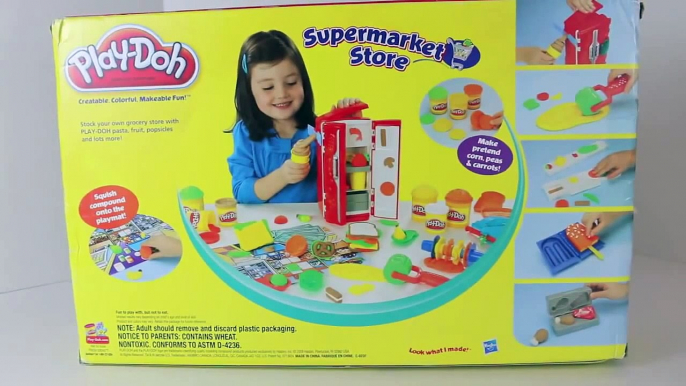 Đồ chơi cho bé .Tủ lạnh đồ chơi Play Doh . Làm kem đất sét đất nặn . Làm bánh snack, nhà b