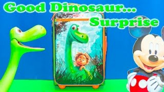 GOOD DINOSAUR Disney Pixar Good Dinosaur Suitcase Blaze + Paw Patrol Kinder Surprise Eggs