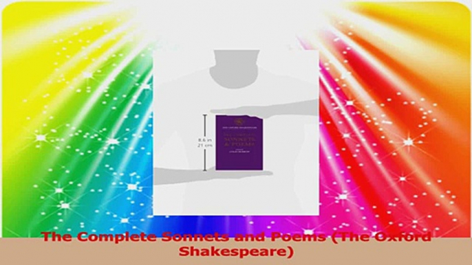 The Complete Sonnets and Poems The Oxford Shakespeare Download