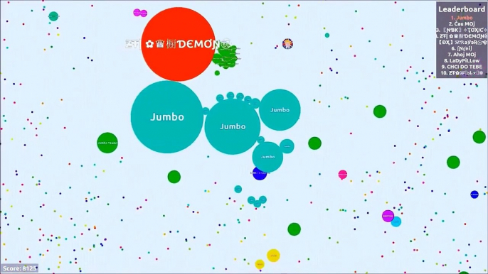 Agar.io - DESTROYING TEAMS IN AGARIO II