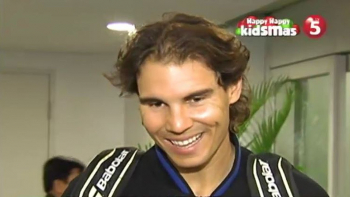 Rafael Nadal in Manila. Dec. 2015 (Interview & Tennis Clinic)