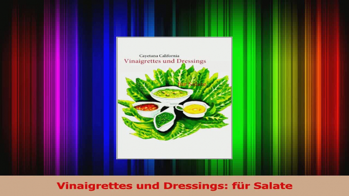 Vinaigrettes und Dressings für Salate PDF Kostenlos