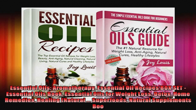 Essential Oils Aromatherapy Essential Oil Recipes BOX SET  Essential Oils Book Essential