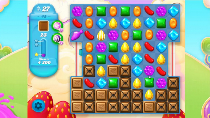 Candy Crush Soda Saga Level 45 - Hard Level