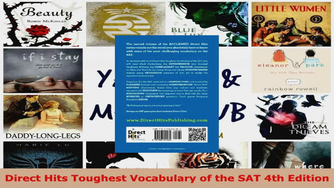 Read  Direct Hits Toughest Vocabulary of the SAT 4th Edition EBooks Online