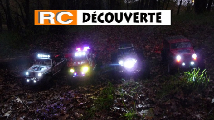 Rencontre RC Modélisme Tout terrain Crawler Scale Trial Nocturne Gorges 44 Nantes Sud Loire Atlantique