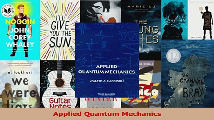 PDF Download  Applied Quantum Mechanics PDF Full Ebook